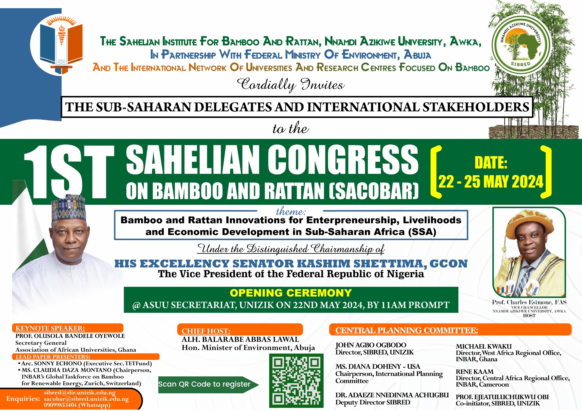 SIBRED - Promoting Bamboo and Rattan Research For Industrial Innovation