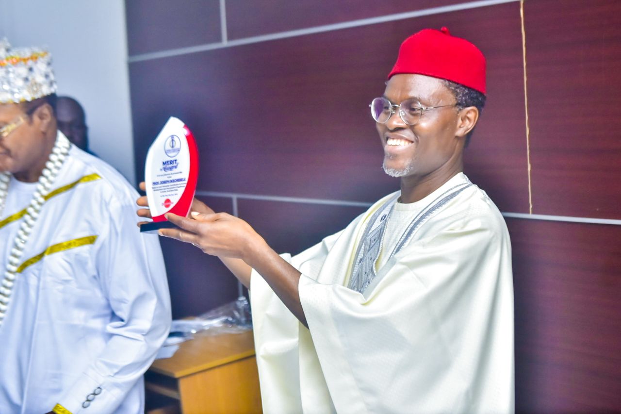 Ag. VC Prof. Ikechebelu Bags Award from NIQS for Contributions to Healthcare