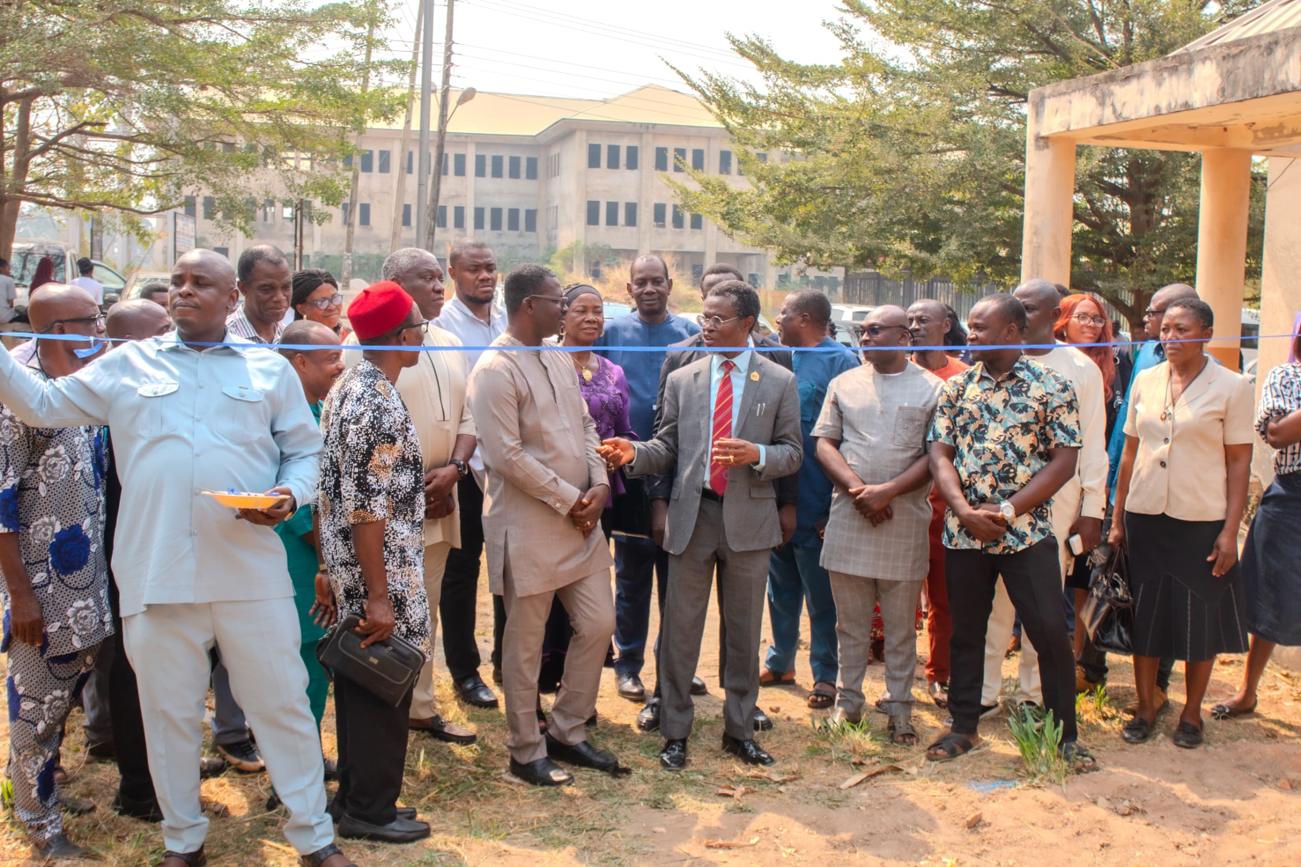Acting VC Commissions Water Project At The Faculty Of Physical Sciences