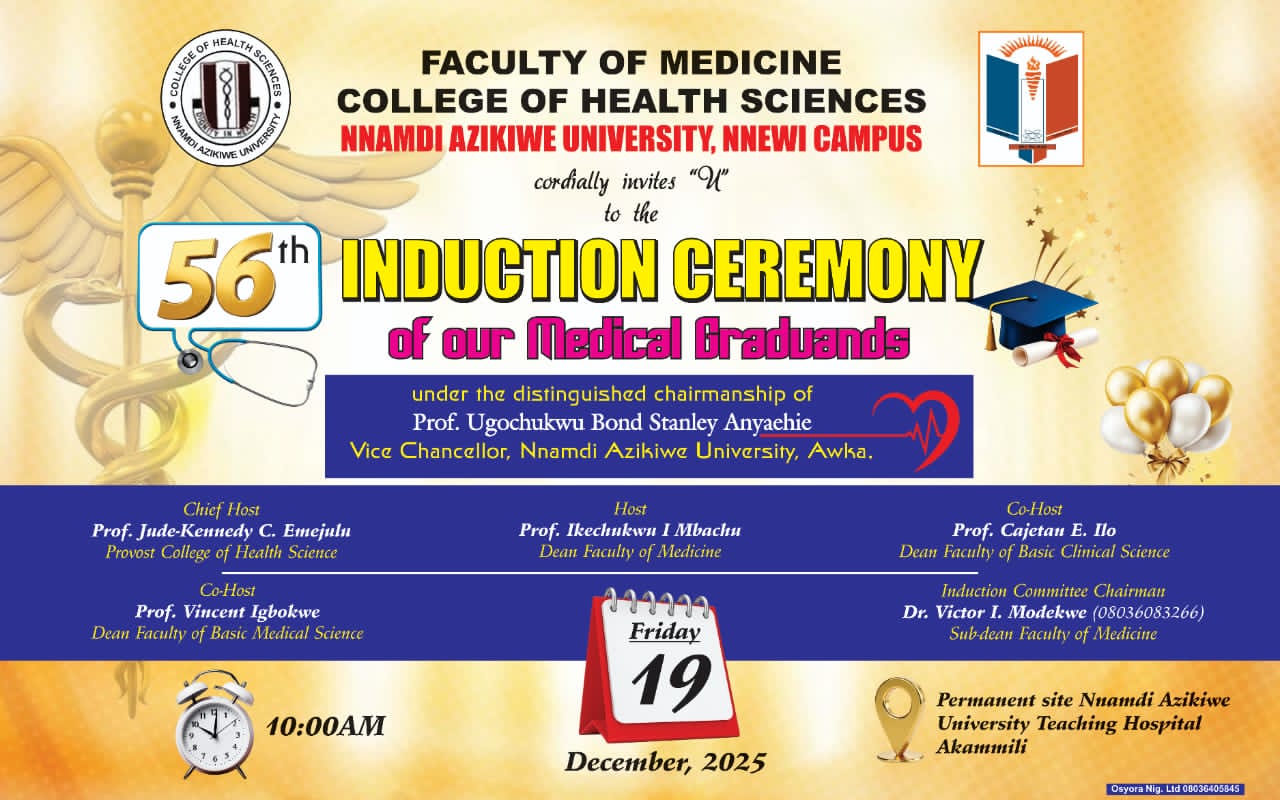 56th INDUCTION: FACULTY OF MEDICINE