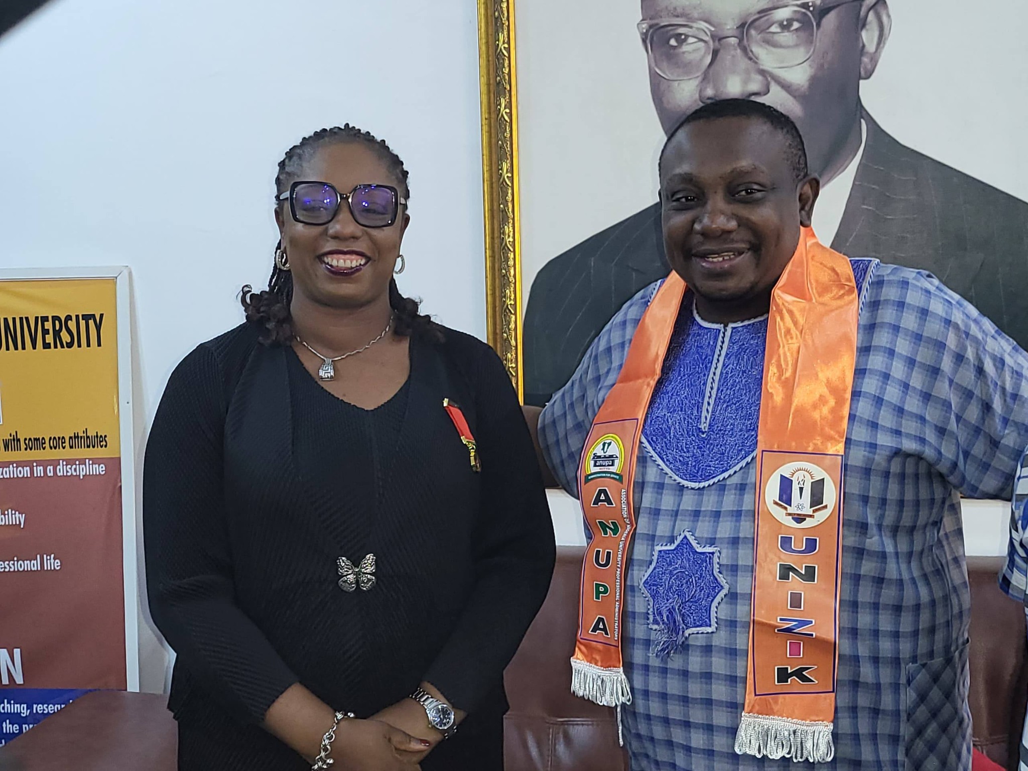UNIZIK VICE-CHANCELLOR RECEIVES ANUPA DELEGATION.
