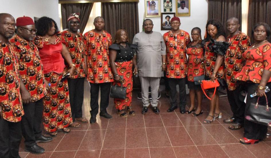VICE-CHANCELLOR, PROFESSOR UGOCHUKWU BOND STANLEY ANYAEHIE PLAYS HOST TO NASU.