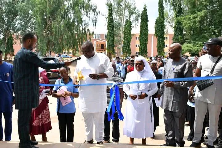 Historic Moment at the Department of Economics, UNIZIK, as the Vice-Chancellor Commissions a Newly Installed Solar Panel System.