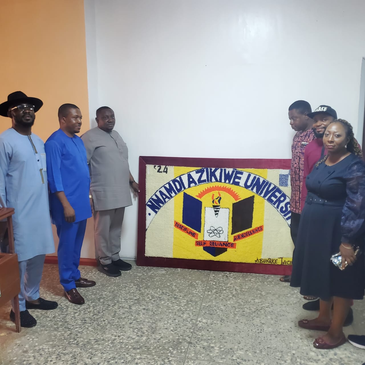 Department of Fine and Applied Arts on a Courtesy Visit to VC, UNIZIK