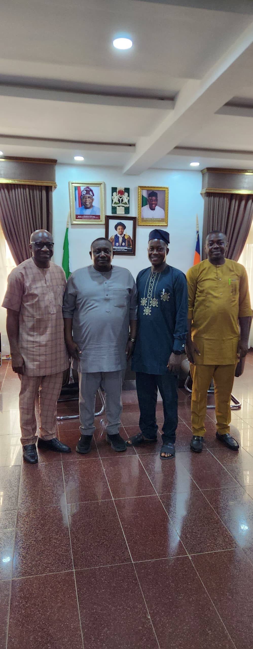 The Vice Chancellor Receives A Delegation Led By The Newly Appointed Dean Of Student Affairs
