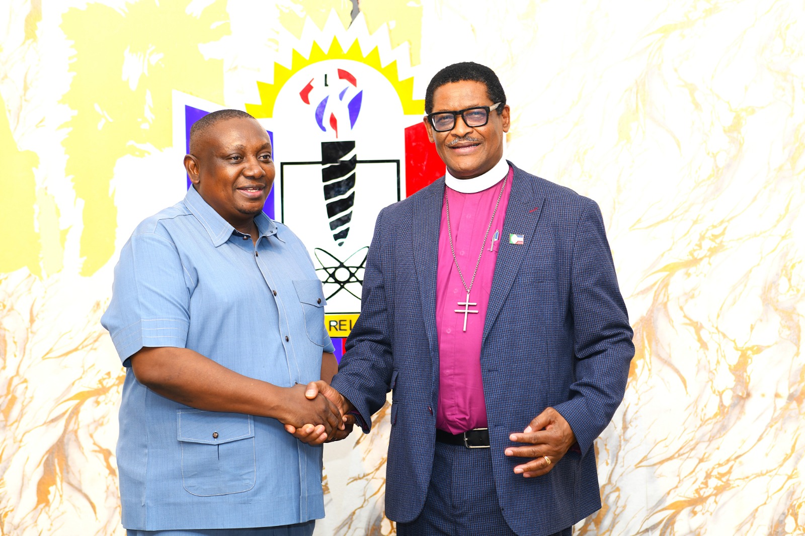 A Moment of Profound Grace at Nnamdi Azikiwe University as the Vice-Chancellor Receives the Archbishop, Metropolitan and Primate of All Nigeria in His Office