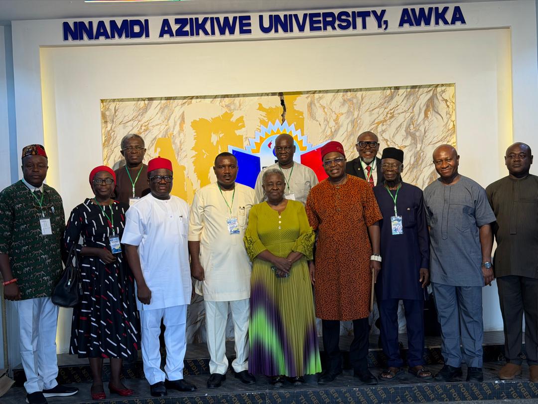 2026 International Conference: A Delegation from the Faculty of Engineering UNIZIK, pays a Courtesy visit on the Vice-Chancellor