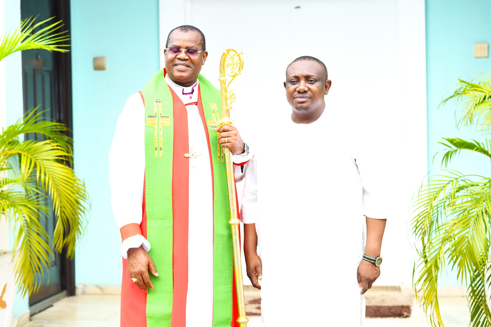 Bishop Owen Nwokolo Receives UNIZIK VC, Offers Prayers for a Successful Tenure.