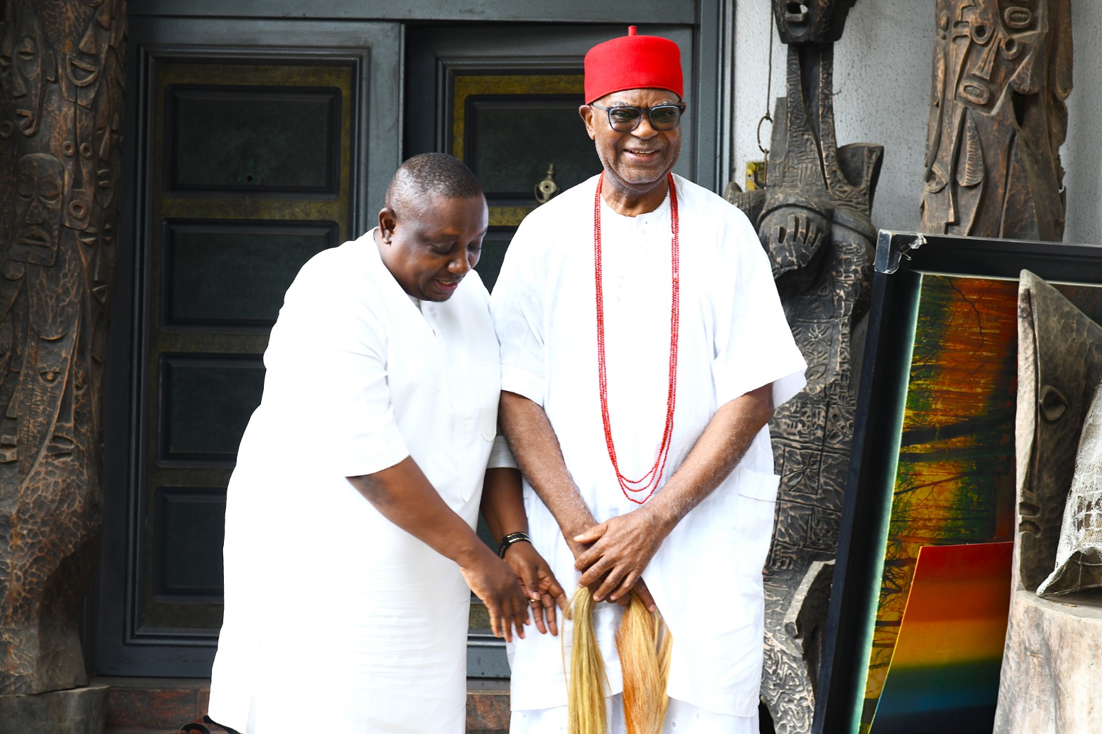 Obi of Onitsha Commends UNIZIK VC
