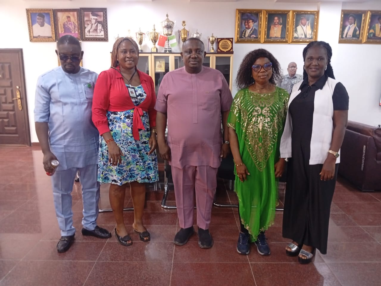 VC UNIZIK RECEIVES DELEGATION OF ASSOCIATION OF HEADS OF FEDERAL ESTABLISHMENT, ANAMBRA STATE.