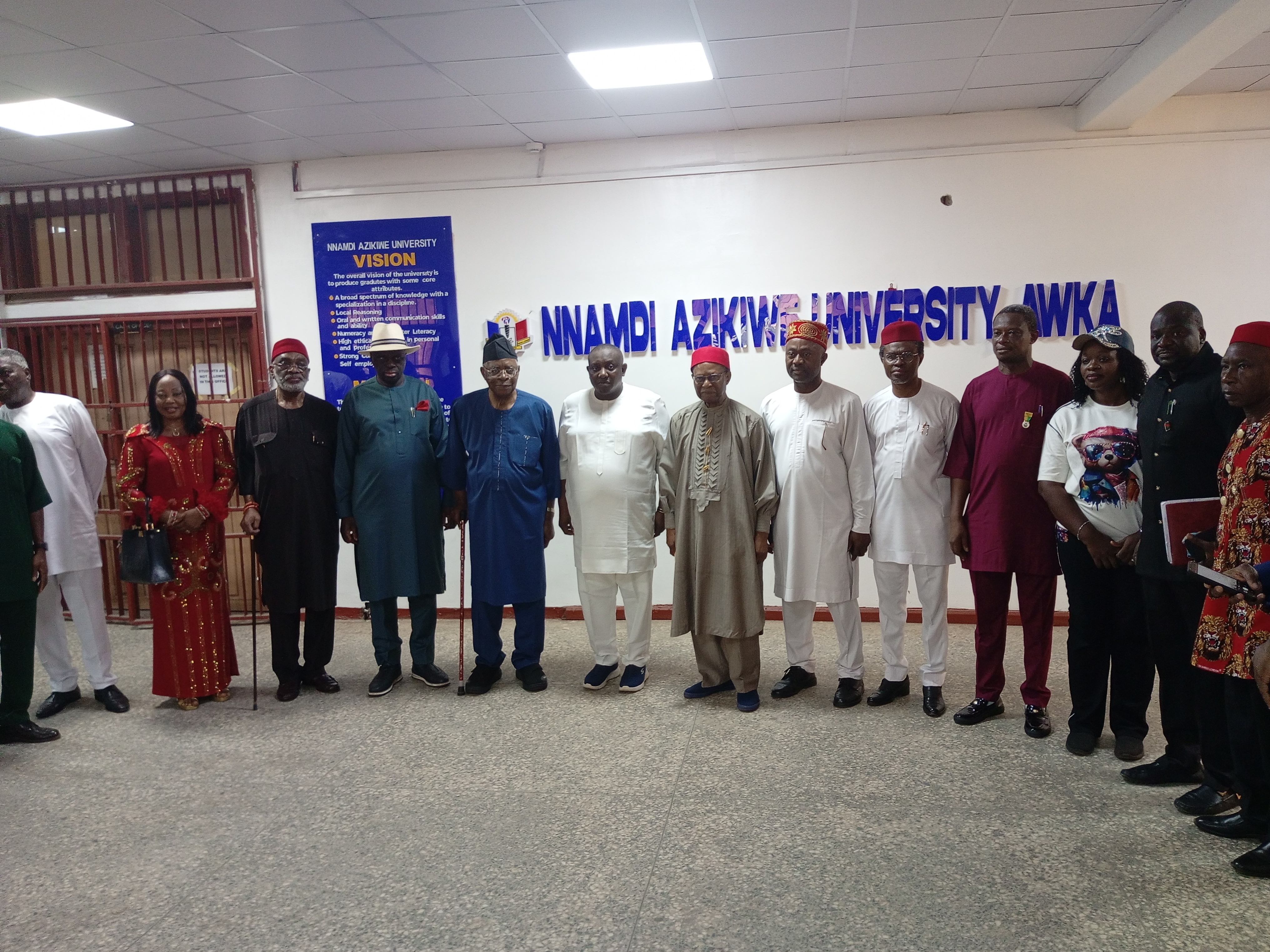 UNIZIK Hosts Chief Emeka Anyaoku, T.Y. Danjuma in Historic Visit.