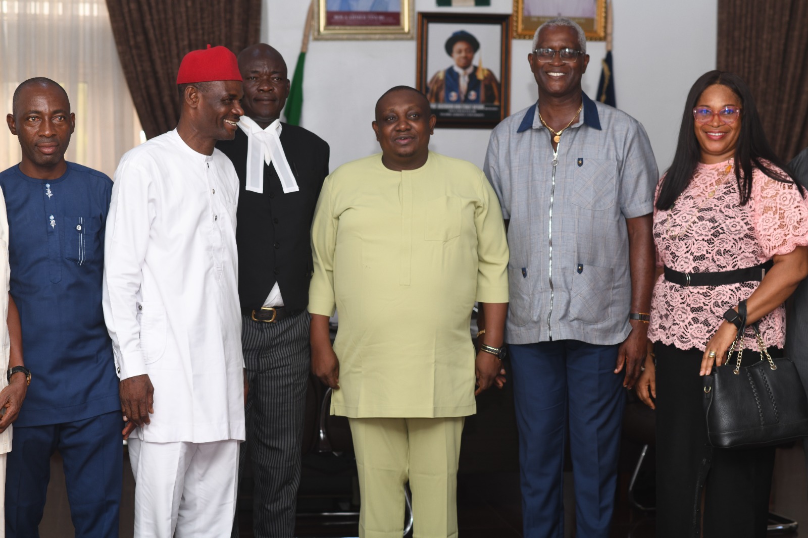 Awka Town Union Executive pledges maximum support to UNIZIK VC
